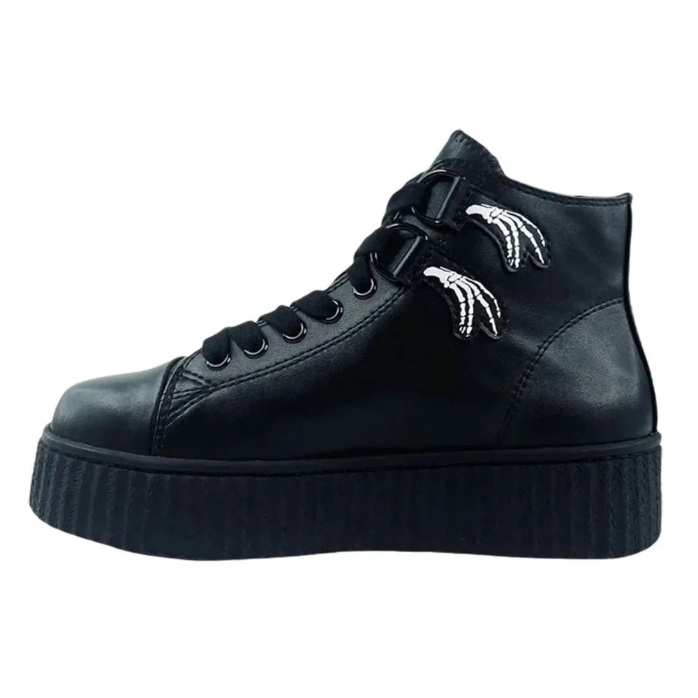 Vampire Freaks STRANGECVLT Chelsea Kreep Misfits Skull Sneakers